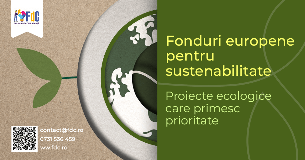 Fonduri europene pentru sustenabilitate grafic
