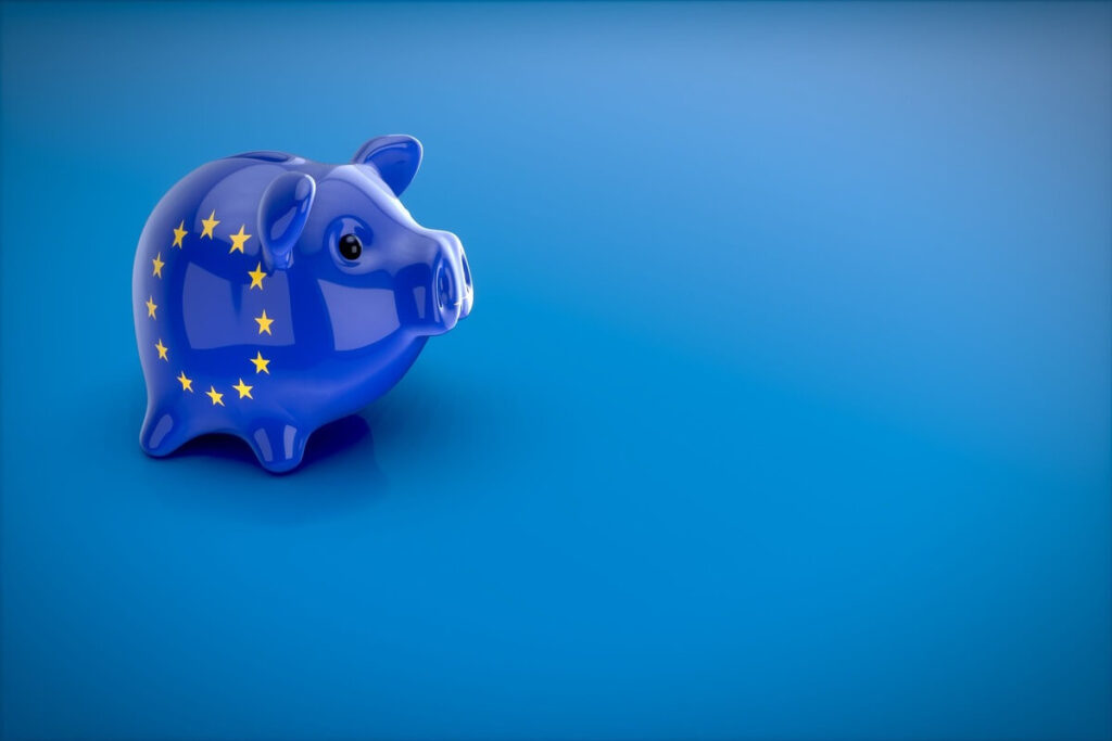 steagul uniunii europene, pusculita, bani